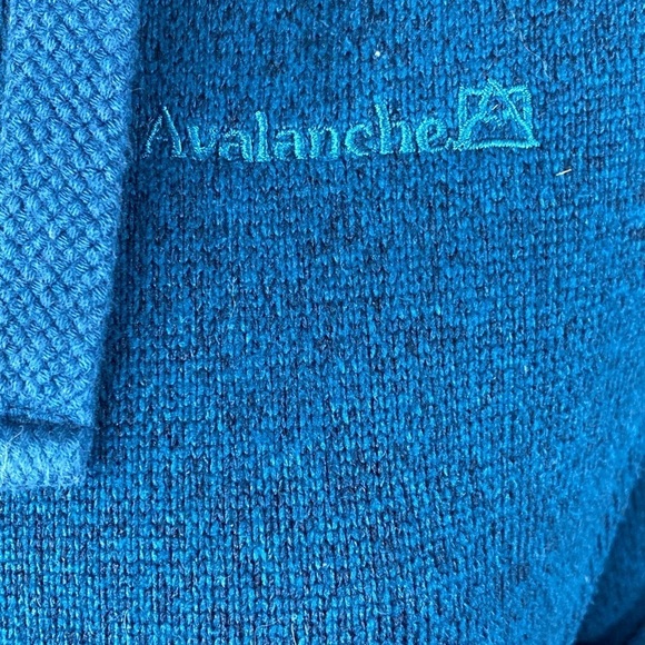 Avalanche Thumb Holes Fleece Lined Mock Jacket Sm - Picture 4 of 11